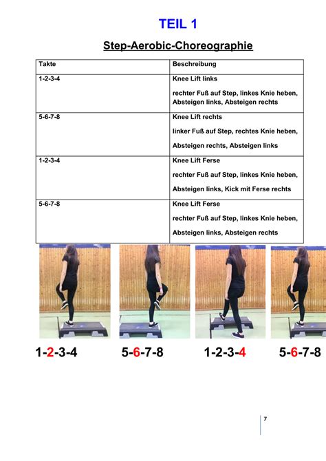 step aerobic schritte übersicht|Step Aerobic Schritte: Anleitung und Choreos zum。